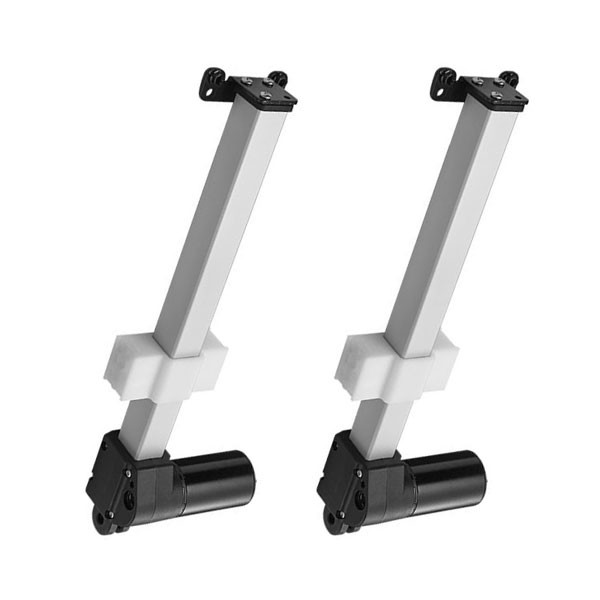1000N Electric Linear Actuators 12/24V DC Direct Cut Hall Sensors L Shaped Mounting Bracket
